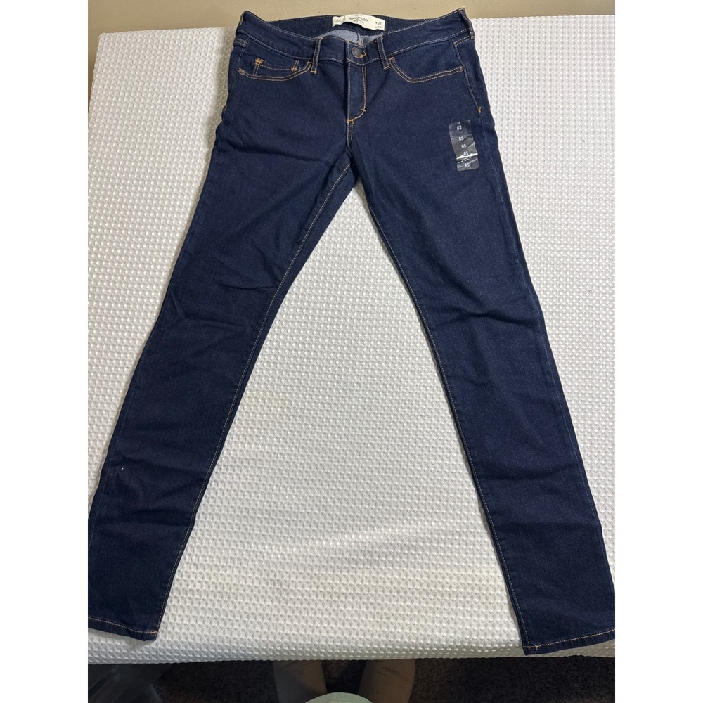 Abercrombie & Fitch Jeans Womens 6S Skinny Dark Blue NWT